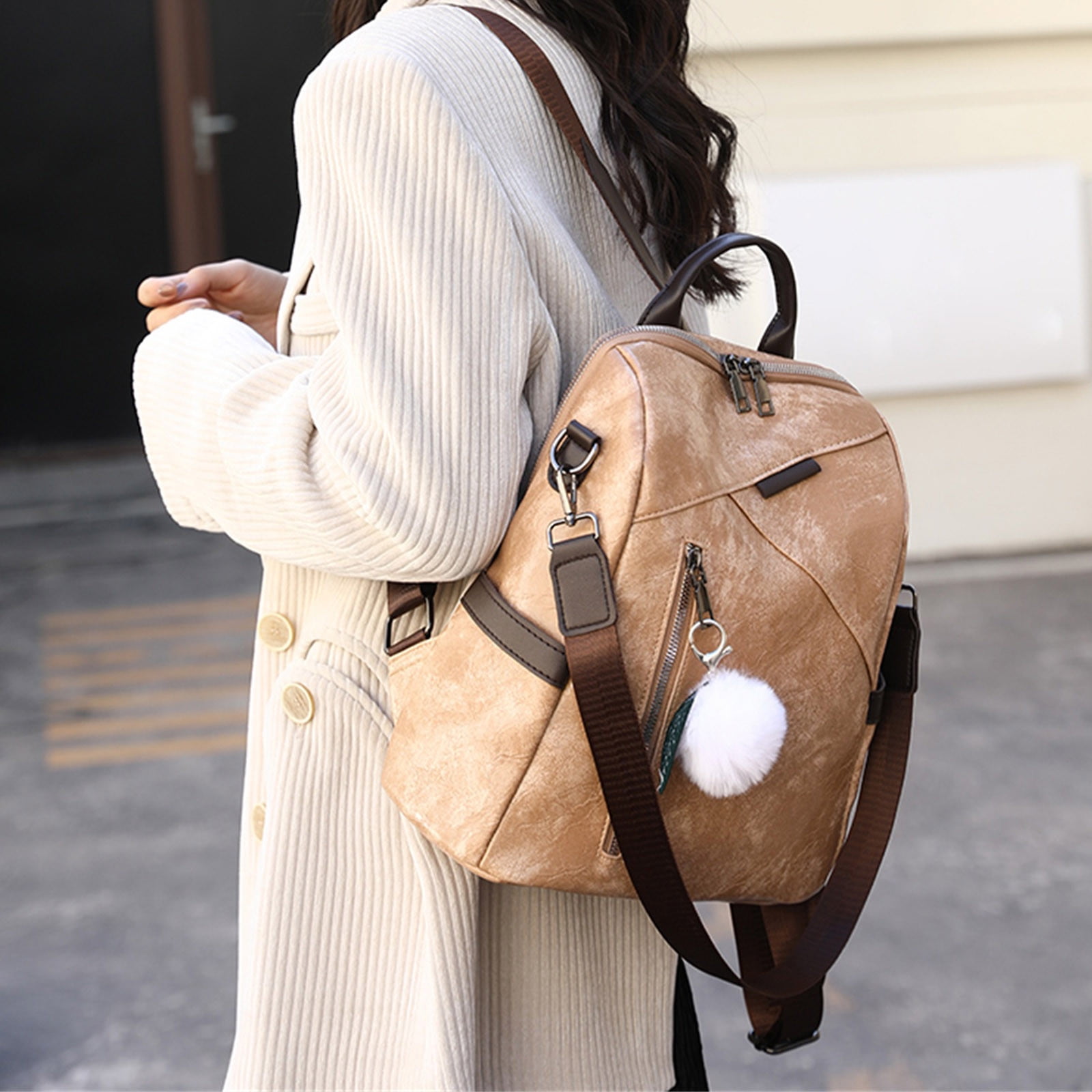 Lightweight Nylon Backpack Purse Anti theft Travel Schoolbag - Temu